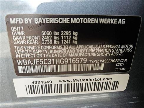 Used 2017 BMW 540i image 26