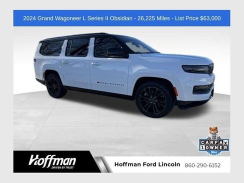 Used 2024 Jeep Grand Wagoneer L Series II w/ Quick Order Packagew 28T image 1