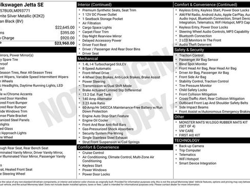 Used 2020 Volkswagen Jetta SE image 2