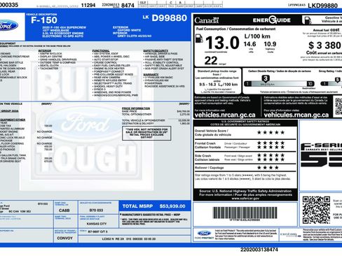 Used 2020 Ford F150 XLT w/ FX4 Off-Road Package AWD/4WD image 11