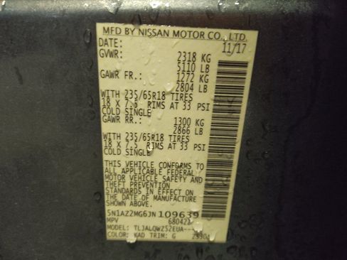 Used 2018 Nissan Murano SV image 33