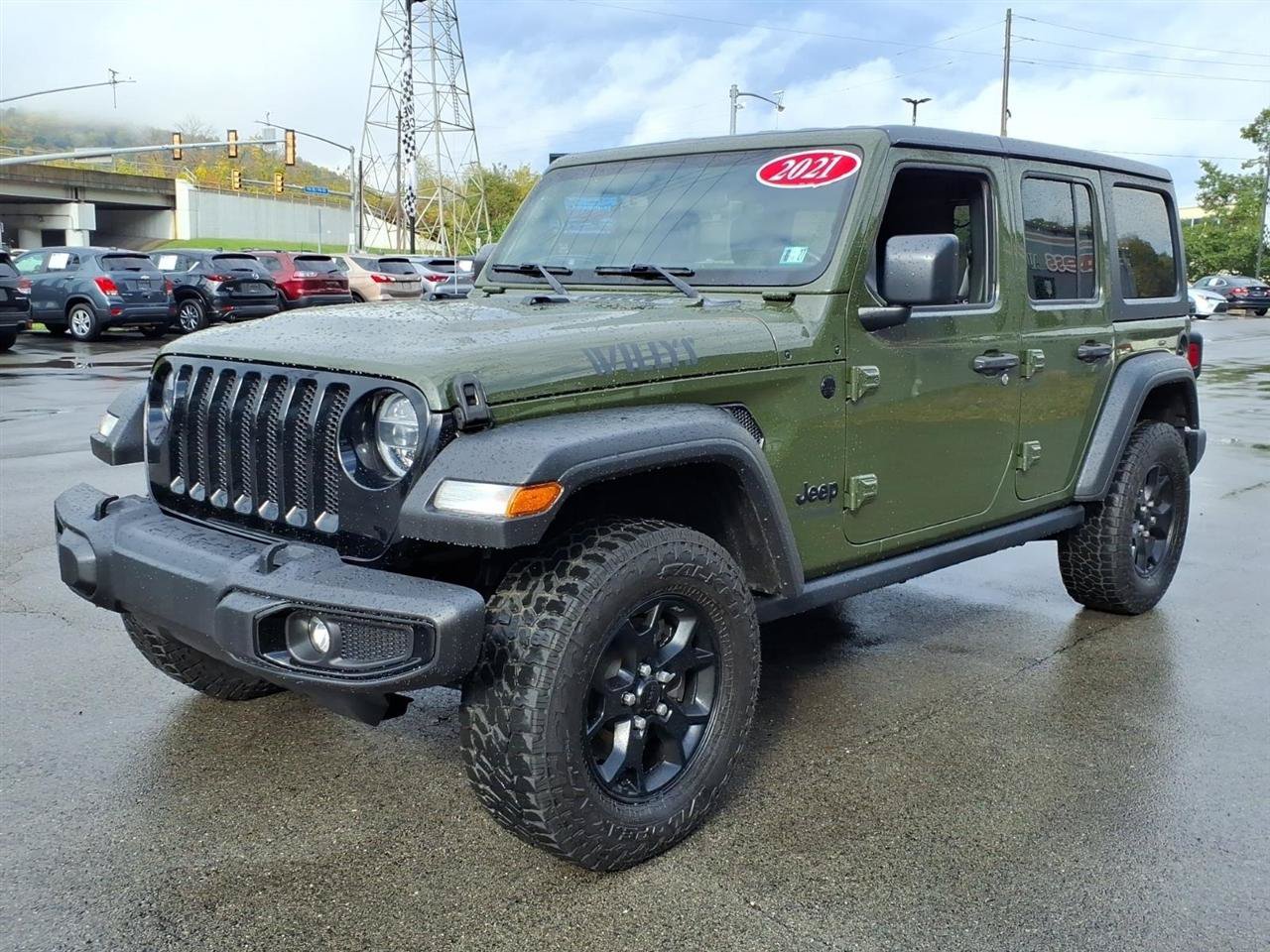 Used 2021 Jeep Wrangler Unlimited Sport AWD/4WD image 3