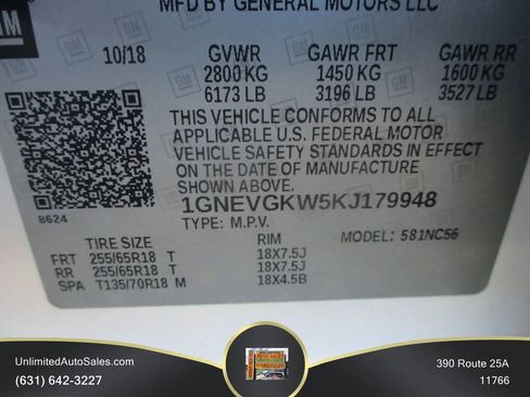 Used 2019 Chevrolet Traverse LT AWD/4WD image 19
