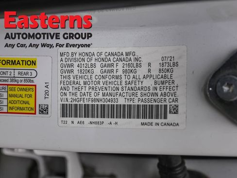 Used 2022 Honda Civic Touring image 34