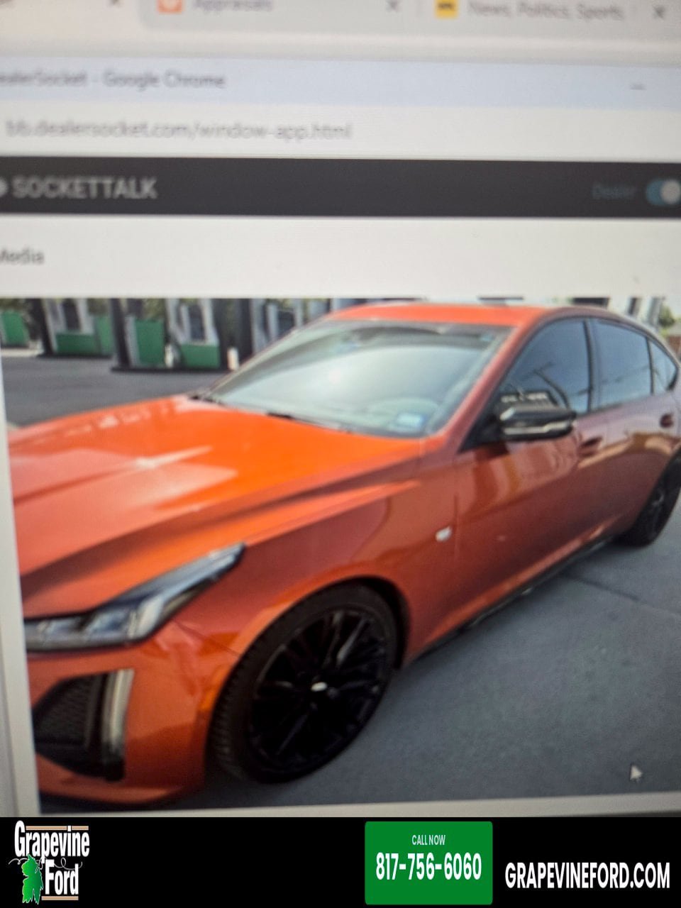 Used 2022 Cadillac CT5 Sport w/ LPO, ONYX Package RWD image 1