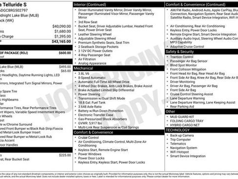 Certified 2024 Kia Telluride S w/ S Sunroof Package AWD/4WD image 14