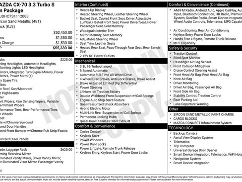 Used 2025 MAZDA CX-70 3.3 Turbo S w/ Premium Package image 1