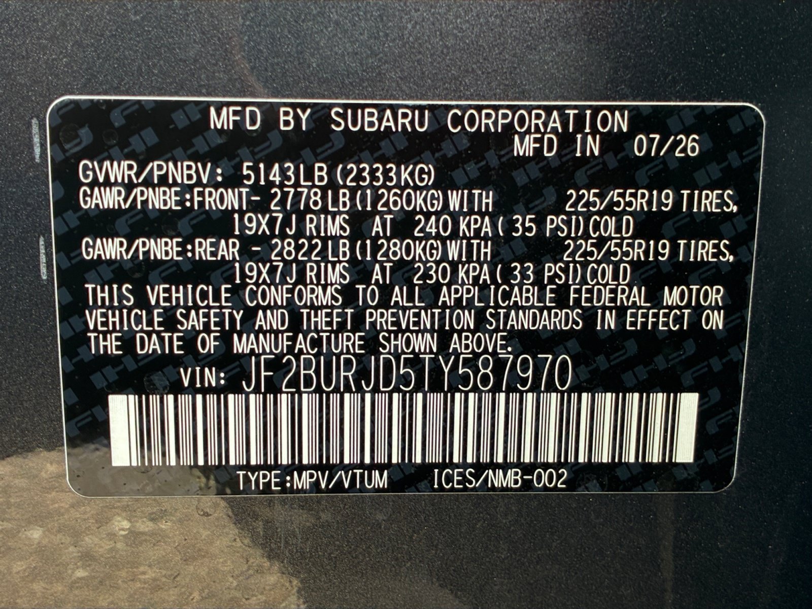 New 2026 Subaru Outback Touring XT AWD/4WD image 37