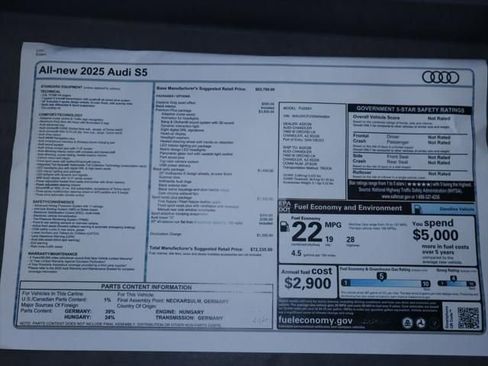 New 2025 Audi S5 Premium Plus image 9