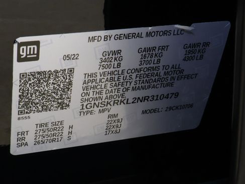 Used 2022 Chevrolet Tahoe RST w/ Sport Performance Package image 23