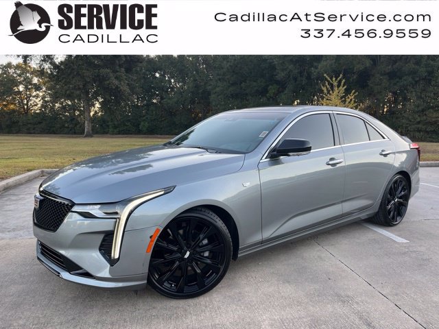 Used 2024 Cadillac CT4 Luxury w/ LPO, ONYX Package RWD image 1