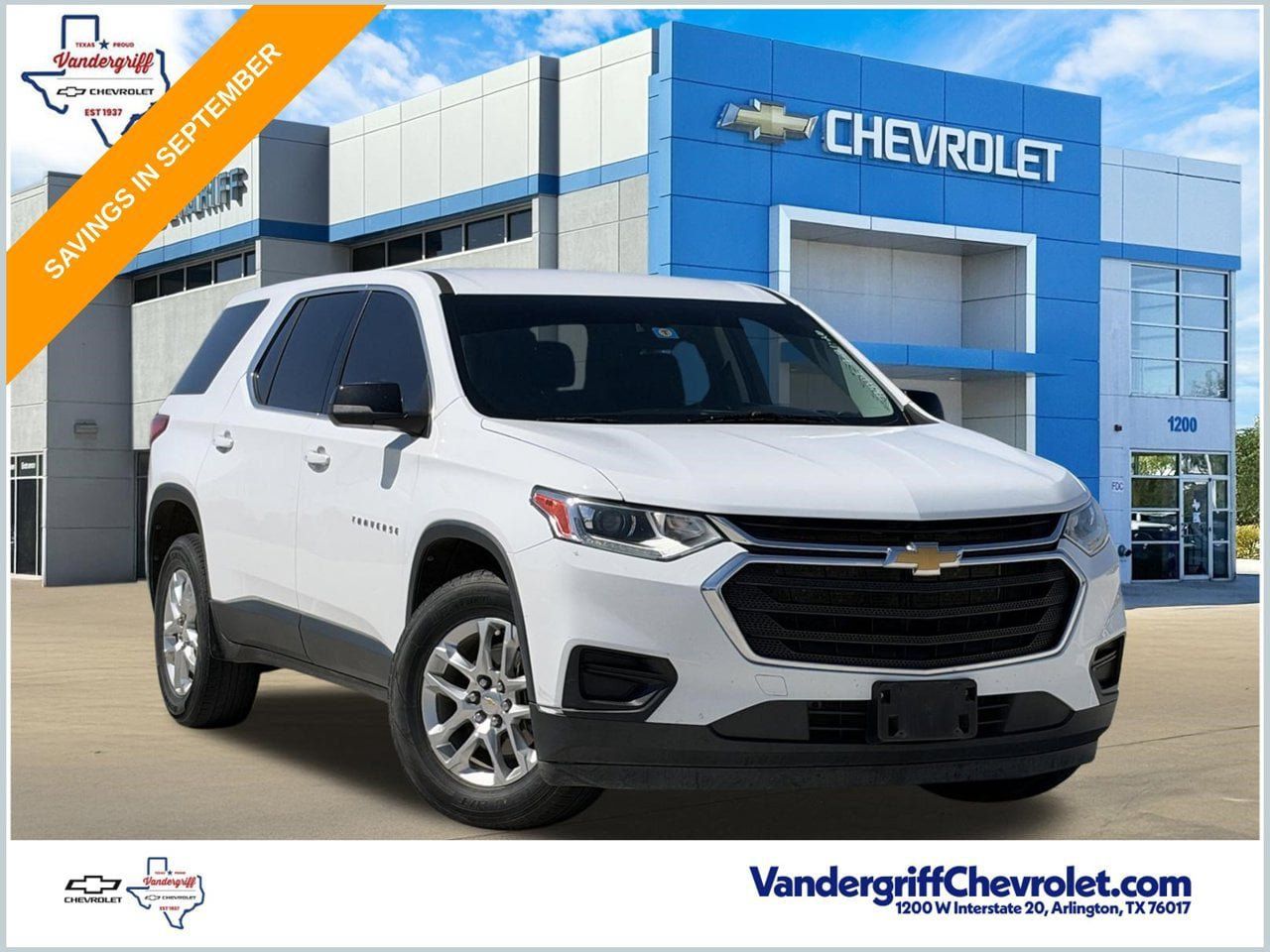 Used 2021 Chevrolet Traverse LS FWD image 1