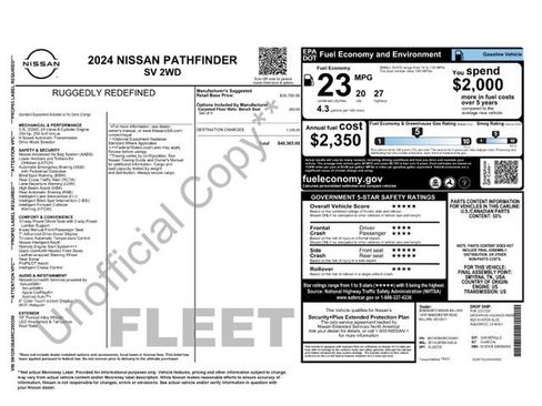 Used 2024 Nissan Pathfinder SV image 2