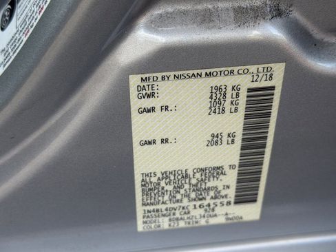 Used 2019 Nissan Altima 2.5 SV image 23