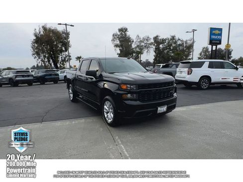 Used 2022 Chevrolet Silverado 1500 Custom w/ LPO, Dark Essentials Package image 3