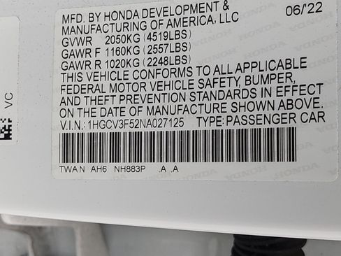 Used 2022 Honda Accord EX-L image 37