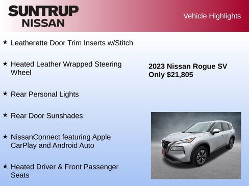 Used 2023 Nissan Rogue SV w/ SV Premium Package image 16