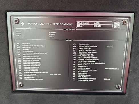 Certified 2023 Ferrari 812 GTS RWD image 26