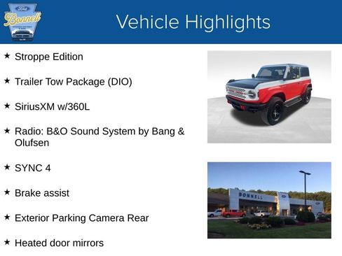 New 2025 Ford Bronco Stroppe Edition AWD/4WD image 5