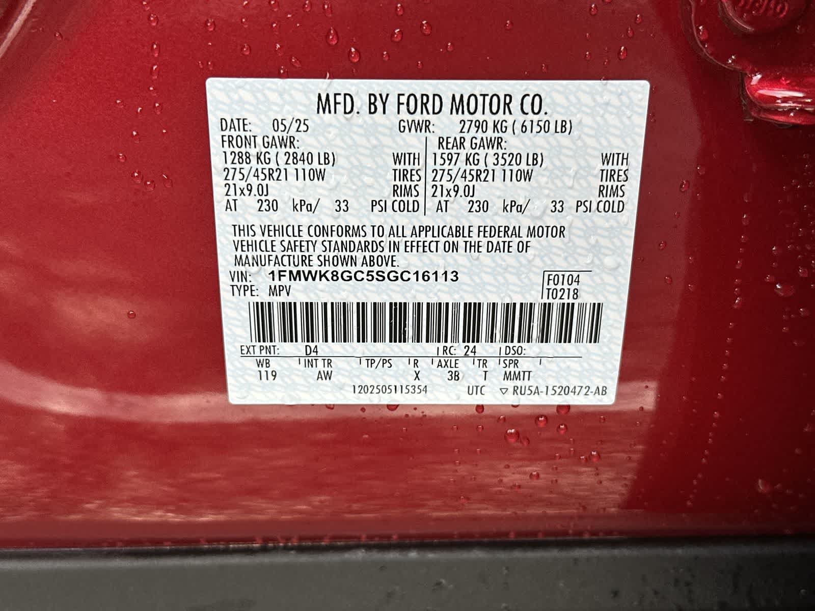 Used 2025 Ford Explorer ST w/ Sun And Sound Package AWD/4WD image 24