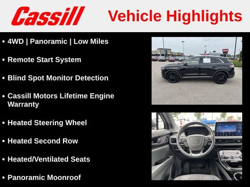 Used 2023 Lincoln Nautilus Reserve w/ Monochromatic Package AWD/4WD image 7