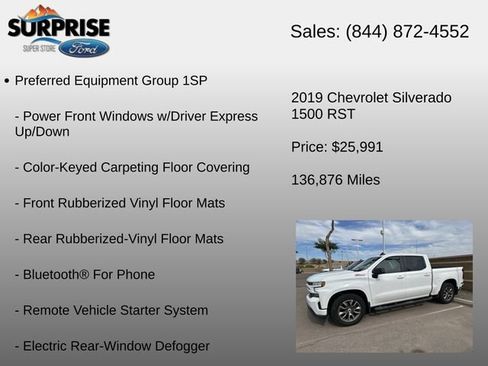 Used 2019 Chevrolet Silverado 1500 RST w/ True North Edition AWD/4WD image 12