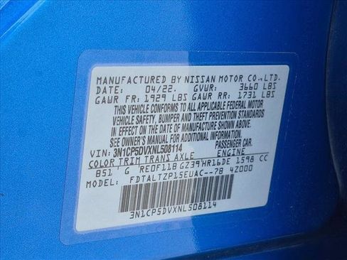 Used 2022 Nissan Kicks SR w/ Interior Electronics Package FWD image 25