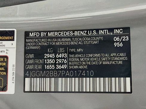 Certified 2023 Mercedes-Benz EQE 350+ SUV image 25