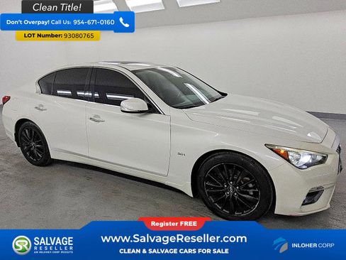 Used 2018 INFINITI Q50 Luxe w/ Cargo Package (L95) image 5