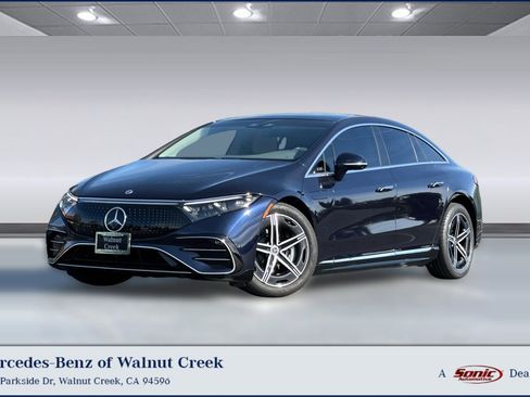 Certified 2023 Mercedes-Benz EQS 580 Blue image 1