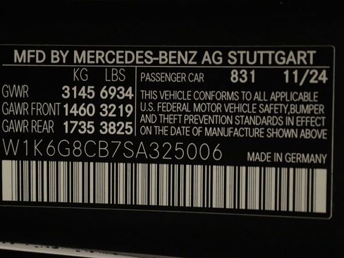 New 2025 Mercedes-Benz S 63 AMG S image 15