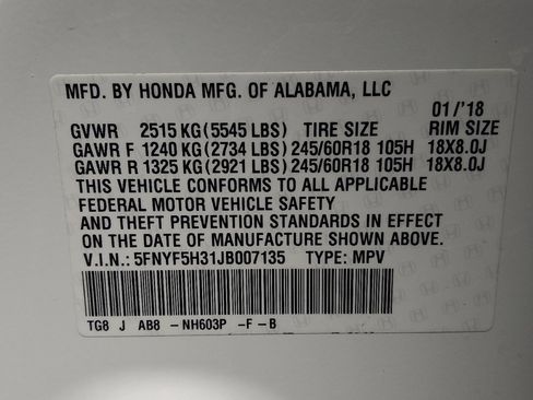 Used 2018 Honda Pilot EX image 33