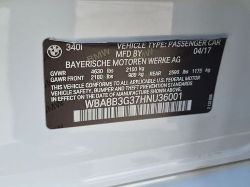 Used 2017 BMW 340i Sedan RWD image 25
