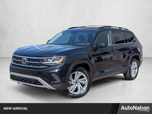 Used 2021 Volkswagen Atlas SE w/ Towing Package AWD/4WD image 1