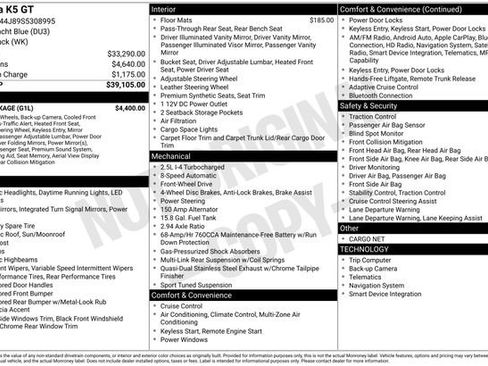Used 2025 Kia K5 GT w/ GT1 Package FWD image 1