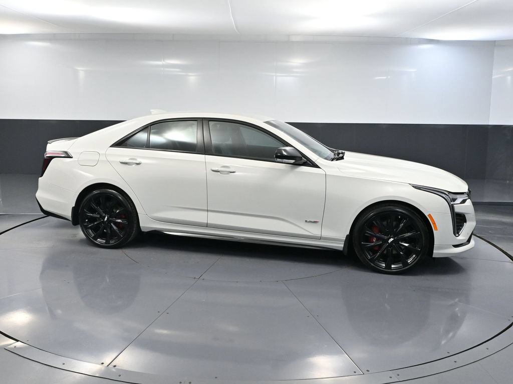 Used 2023 Cadillac CT4 V w/ LPO, ONYX Package AWD/4WD image 2