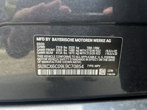 Used 2020 BMW X7 M50i image 37