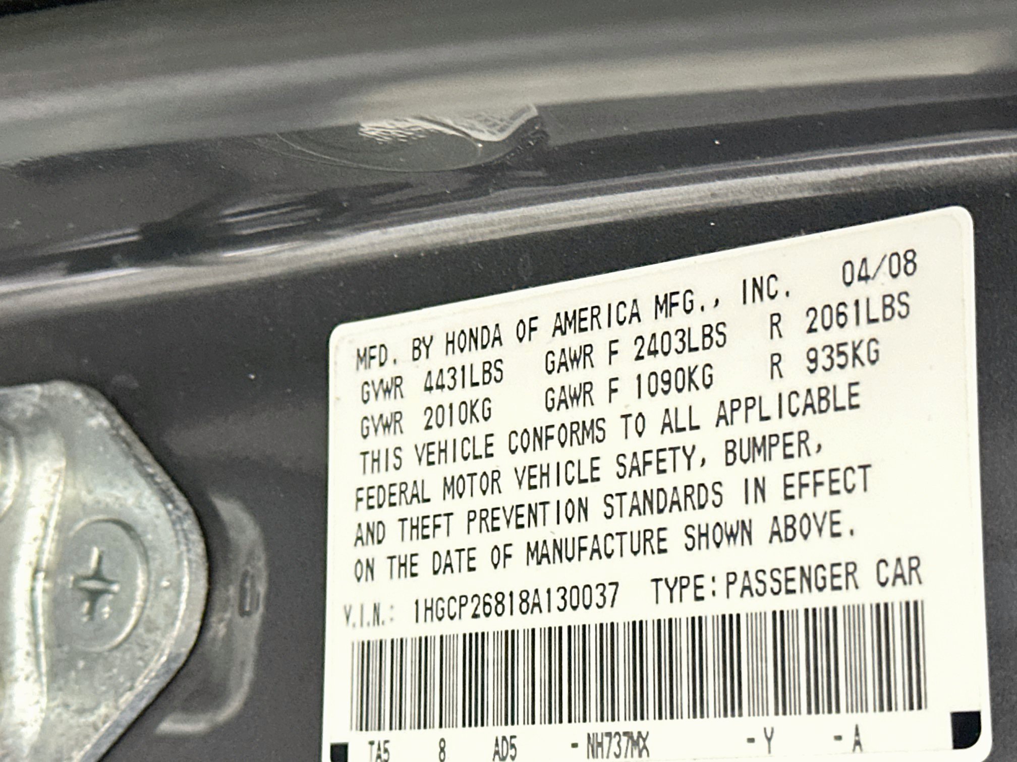 Used 2008 Honda Accord EX-L image 12