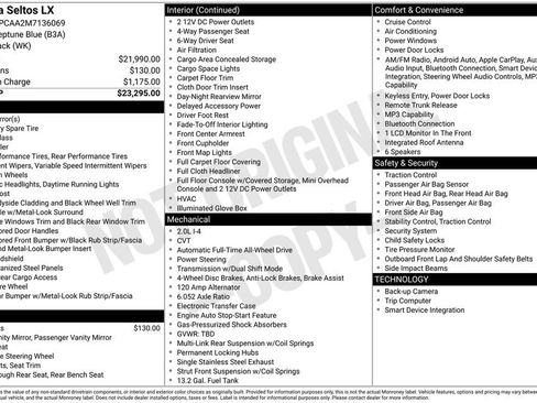 Used 2021 Kia Seltos LX image 40