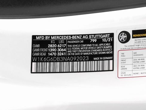 Used 2022 Mercedes-Benz S 500 4MATIC w/ AMG Line Package image 56