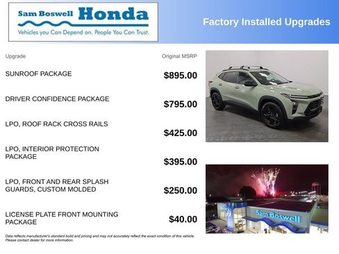 Used 2025 Chevrolet Trax ACTIV w/ Sunroof Package FWD image 4