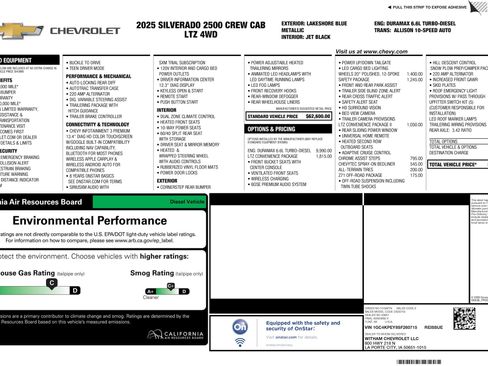 New 2025 Chevrolet Silverado 2500 LTZ w/ LTZ Convenience Package image 2