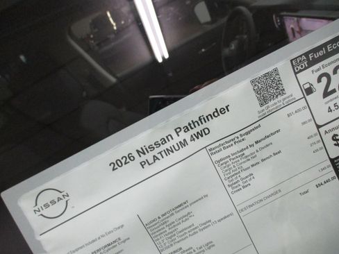 New 2026 Nissan Pathfinder Platinum w/ Cargo Package AWD/4WD image 5