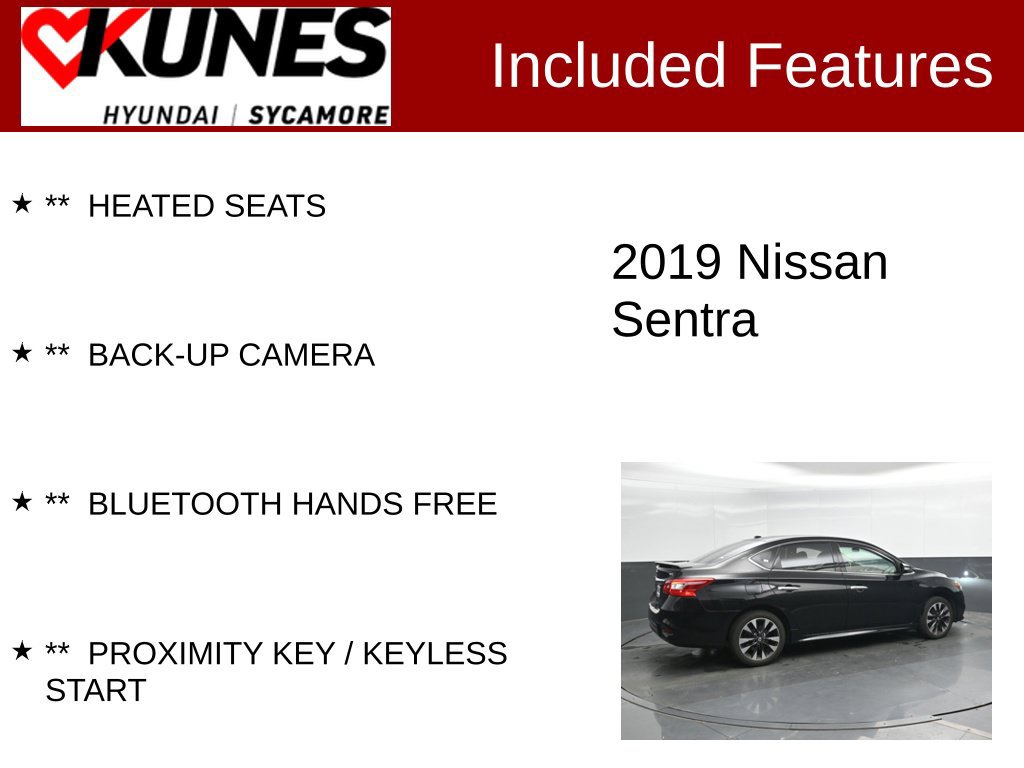 Used 2019 Nissan Sentra SR FWD image 2