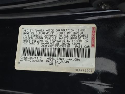 Used 2003 Toyota MR2 RWD image 30