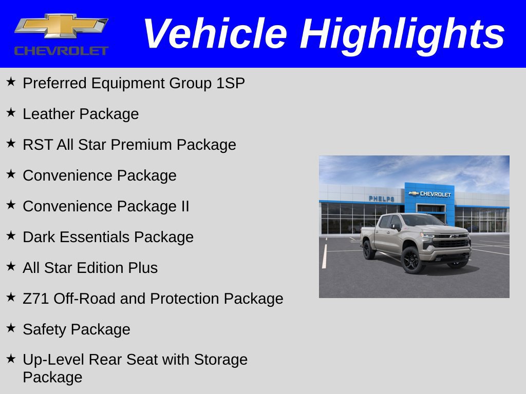 New 2026 Chevrolet Silverado 1500 RST w/ RST All Star Premium Package AWD/4WD image 2