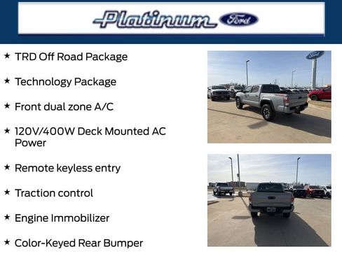 Used 2021 Toyota Tacoma TRD Off-Road w/ Technology Package image 21