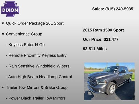 Used 2015 RAM 1500 Sport AWD/4WD image 4
