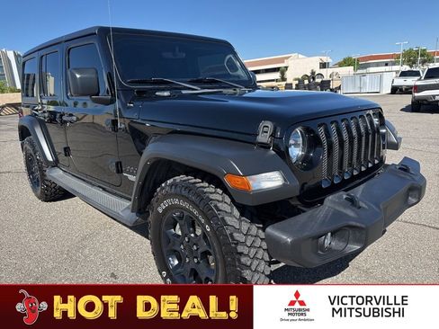 Used 2021 Jeep Wrangler Unlimited Sport image 1