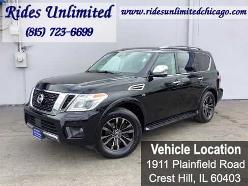 Used 2019 Nissan Armada Platinum w/ Captain's Chairs Package image 2